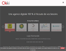 Tablet Screenshot of okki.fr